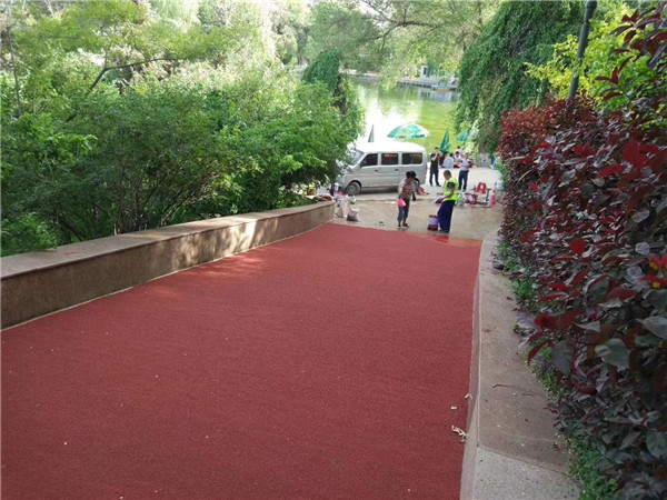 哈尔滨彩色路面施工